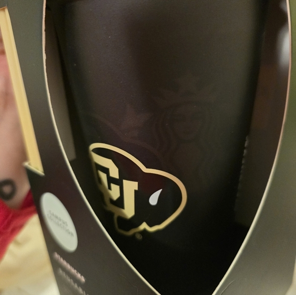 Starbucks Campus Collection CU Buffs Set of 5 Reusable Cold Cups Lids – New - Picture 3 of 4